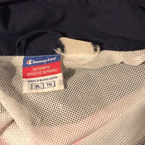 Champion Women's Colorblock Full Zip Sweater Jacket Black/Blue/White Size XL - Picture 5 of 5